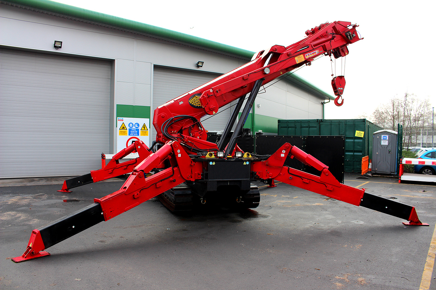 Used 2015 UNIC URW-1006 CDMER Mini Spider Crane for Sale at Used Mini Cranes